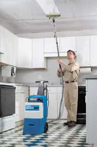cleaning a suspended ceiling