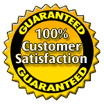 guaranteed 100% customer satisfaction
